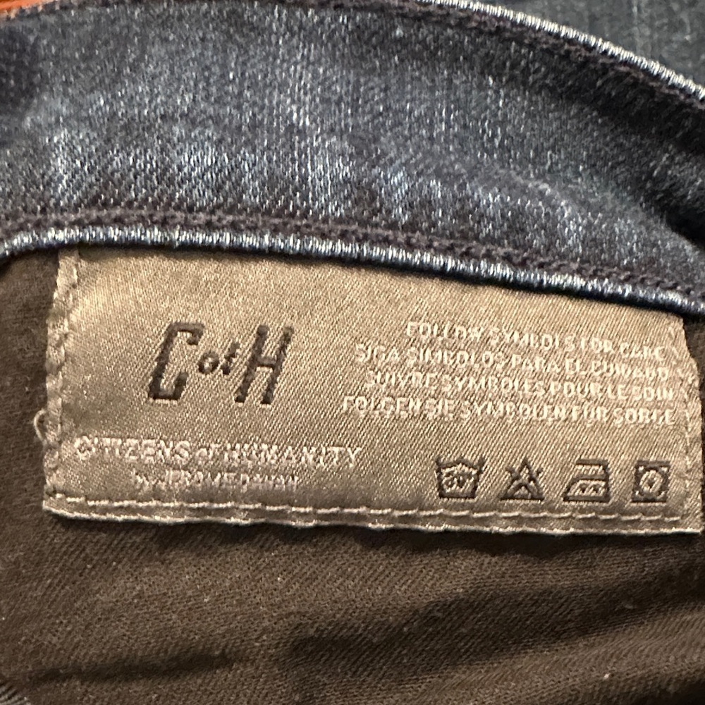 Citizens of Humanity Kelly Dark Wash Bootcut Denim Jeans Y2K Low-Waist - Picture 11 of 12